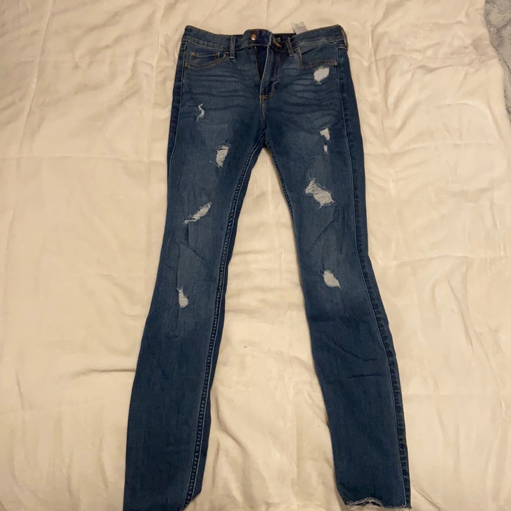 Hollister high rise super skinny